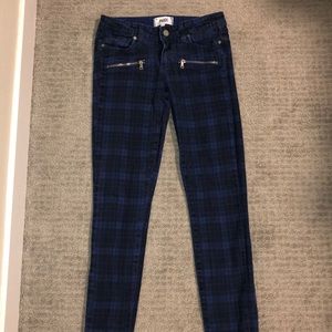 Paige Indio zip jeans, size 26
